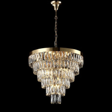 Подвесная люстра Crystal Lux Abigail SP-PL15 D620 Gold/Transparent