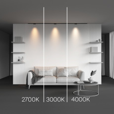 Трековый светильник Points Levity 3000К 5Вт 30°, TR193-1-5W3K-M-B