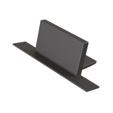 Заглушка 1шт Unity встраиваемый черный, TRA002EC-11B