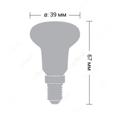 Светодиодная лампа E14 R39 4W 220V, 48410