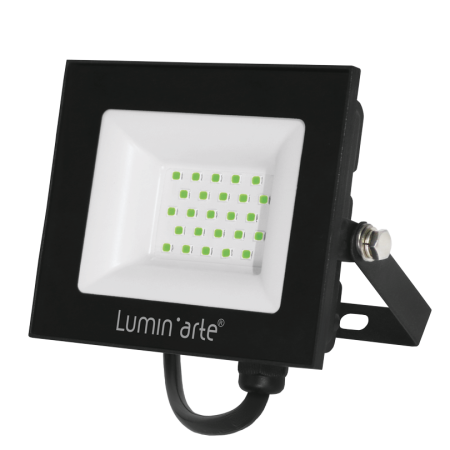 фото Светодиодный прожектор Luminarte LFL-30W/07 30Вт Зеленый цвет свечения IP65