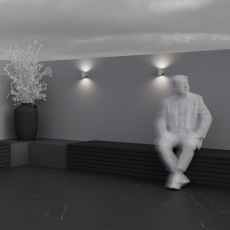 Настенный светильник (бра) Orbit 3000К 6Вт IP54, O490WL-L6W3K