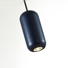 5060/1C PENDANT ODL24 449 темн.синий/черный/металл Подвес GU10 LED 4W COCOON