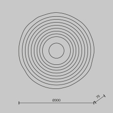 Настенный светильник (бра) Sparkle 3000К 5Вт, MOD343WL-L5BS3K1