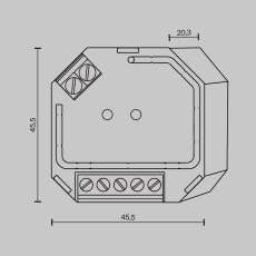 Диммер DALI DT6 TRIAC 230VAC, 721019