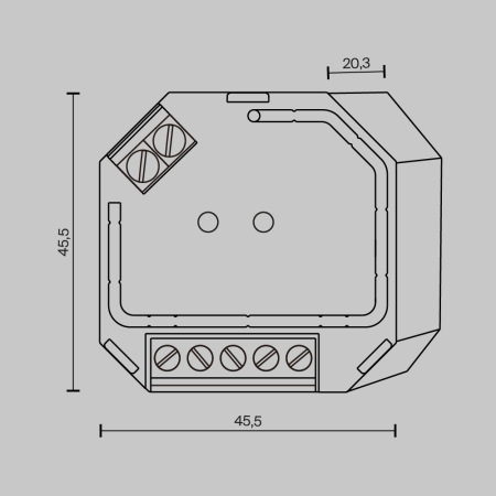 Диммер DALI DT6 TRIAC 230VAC, 721019