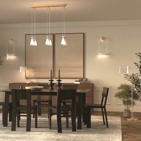 Напольный светильник (торшер) Cabaret 3000К 8Вт, MOD170FL-L8BS3K