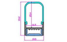 Экран ARH-WIDE-(B)-H20-2000 RRC Clear-PM (Arlight, Пластик)