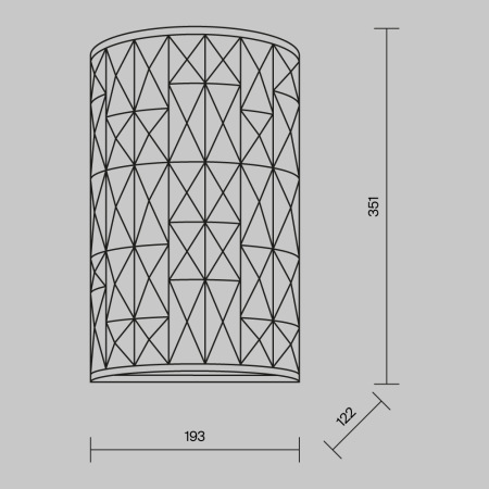 Настенный светильник (бра) Gelid MOD184-WL-02-CH