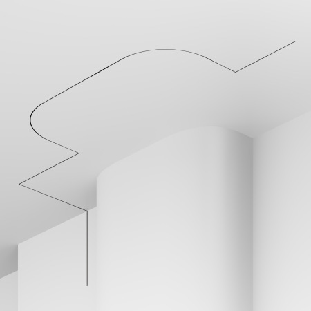 Шинопровод встраиваемый под ГКЛ 9,5 мм 1 м Levity, TRX184-121B