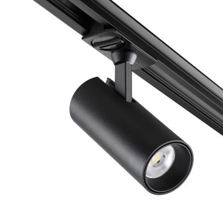 359153 PORT NT23 120 черный Светильник трековый однофазный трехжильный IP20 LED 15W 220V 3000К 1440Лм SELENE