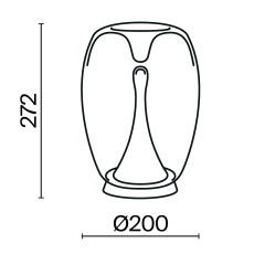 Настольный светильник Splash 3000К 9Вт, MOD282TL-L15G3K1