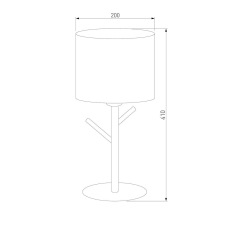 Настольная лампа TK Lighting 5571 Albero White