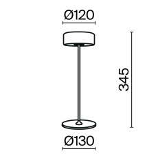 Аккумуляторный светильник AI Collaboration 2200-4000К 3Вт, MOD229TL-L3G3K2