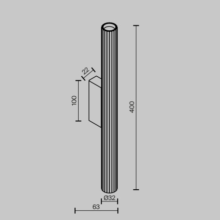 Настенный светильник Calipso 2700К 12Вт 36°, C082WL-12W2.7K-BS