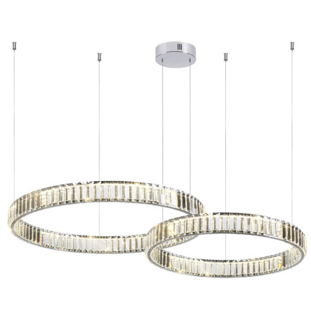 4930/45L L-VISION ODL24 609 хром/прозрачный металл/хрусталь Люстра LED 45W 4000K 5350Лм VEKIA