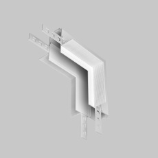 Коннектор угловой внутренний Exility встраиваемый под ГКЛ 9,5мм, белый, TRA034CL-42W