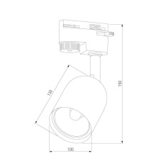 Трековый светильник TK Lighting 4497 Tracer Graphite Black1