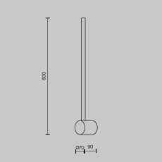 Настенный светильник (бра) Light stick 3000К 7Вт, MOD237WL-L6BS3K