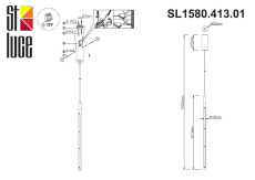 Подвесной светодиодный светильник ST Luce Ralio SL1580.413.01