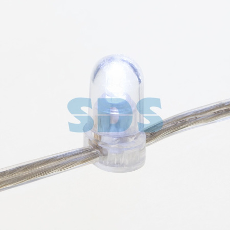 Гирлянда «LED Клип-лайт» 12 V,  Прозрачный ПВХ,  150 мм,  цвет диодов белый