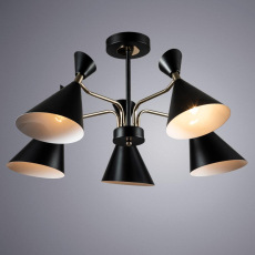 Потолочная люстра Arte Lamp Wellington A2711PL-5BK