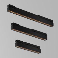 Уличный трековый светильник Points Exility IP 3000К 12Вт 36° черный, O-TR02-2-S-12WB3K