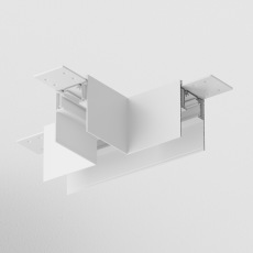 Коннектор Т-образный Gravity накладной белый, TRA010CT-41W