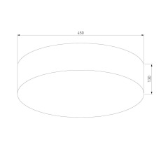 Потолочный светильник TK Lighting 1088 Rondo Black