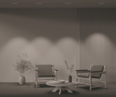 Трековый светильник Points Exility 4000K 12Вт 36°, TR031-2-12W4K-B