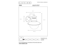 Уличный настенный светильник Lucide Figo 11811/01/06