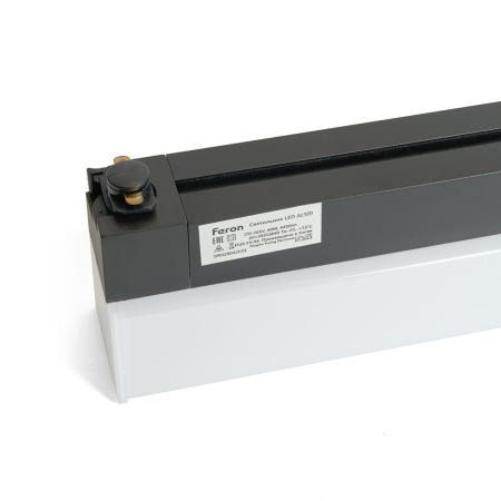 Светодиодный светильник Feron AL120 трековый однофазный на шинопровод 60W 6500K 160 градусов черный