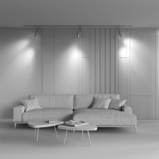 Трековый светильник Elti Duo Exility 4000K 24Вт 36°, TR005-2-2X12W4K-BW