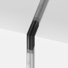 Угловой коннектор внутренний Gravity встраиваемый черный TRX010ICL-22B