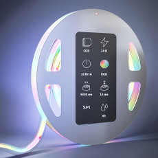 Светодиодная лента 24В COB 18Вт/м RGB 5м IP65, 201251