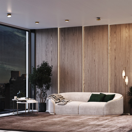 Встраиваемый светильник Onda 4000K 12Вт 120°, DL024-12W4K-W