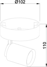 Накладной светильник Deko-Light Librae Round I 348076