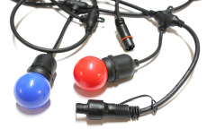 LED-2BLR-10M-20Е27-240V-Type-BL Гирлянда Белт-лайт IP65 10м, черные провод/20 патронов Е27. Neo-Neon