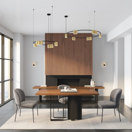 Бра  Denkirs DK5060-BK+SG