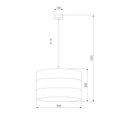 Подвесной светильник TK Lighting 3211 Tago Black