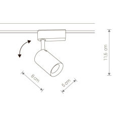 Трековый светодиодный светильник Nowodvorski Profile Iris 8998