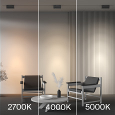 Трековый светильник Basis Rot Unity 2700-5000К 12Вт 110°, TR223-1-12WCCT-W-B