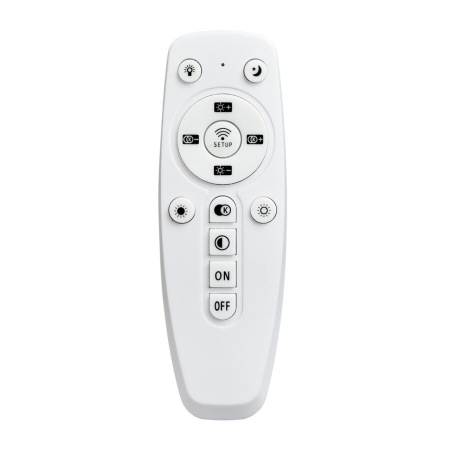 7734/60L MITRA LED SN Светильник металл/акрил/стекло/белый/под дерево LED 60Вт 3000-6000К D450 IP20 пульт ДУ PINE