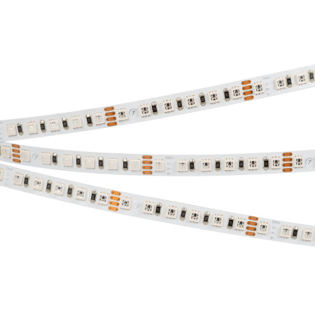Лента RT 2-5000 24V RGB 8mm (3838, 120 LED/m, LUX) (Arlight, 11 Вт/м, IP20)