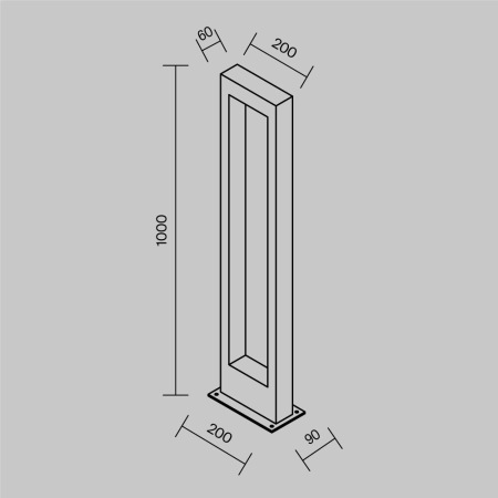 Ландшафтный светильник Bonn O425FL-L10GF