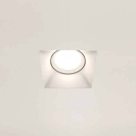 Встраиваемый светильник Dot GU10 1x50Вт DL042-01-SQ-W