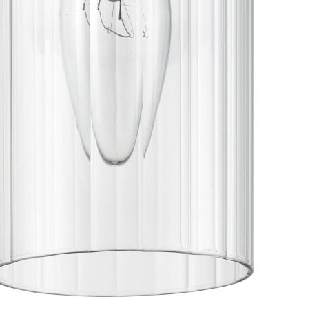 8102/1A COMFI LN25 хром/прозрачный металл/металл Подвес Е14 1*40W 220V ISHA