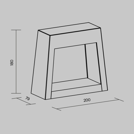 Настенный светильник (бра) Cont 3000K 18Вт IP54, O464WL-L18GF3K