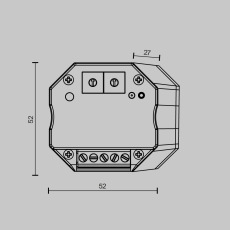 Конвертер Wi-Fi RF - DALI RGB-MIX, 721005