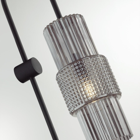 5016/1W MODERN ODL23 481 черный/дымчатый металл/стекло Бра E14 1*40W PIMPA
